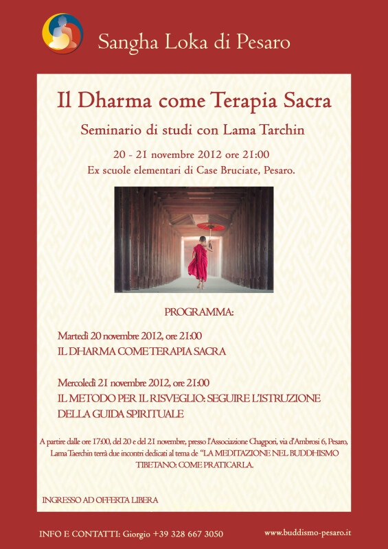 Tarchin novembre 2012 seminario terapia