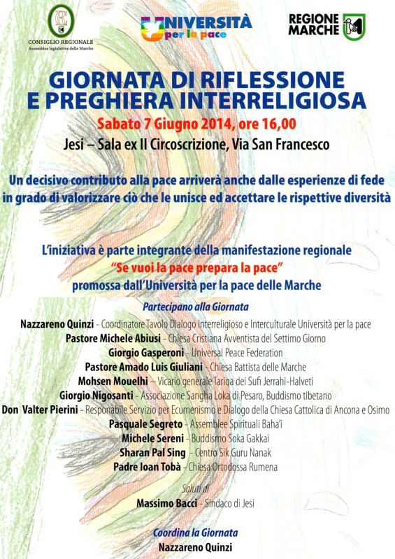 preghiera interreligiosa 2014