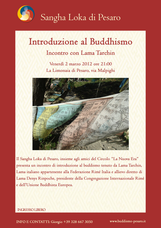 tarchin introduzione buddismo marzo 2012